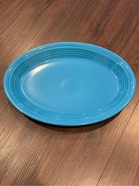 Fiesta Bright Blue Oval Serving Platter
